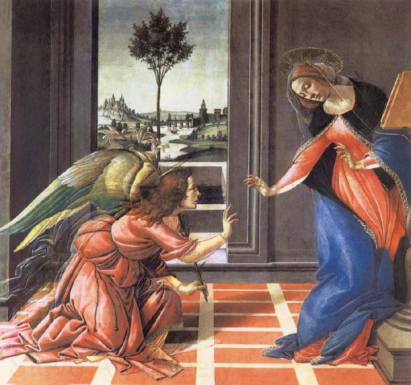Sandro Botticelli The Verkundigung Germany oil painting art